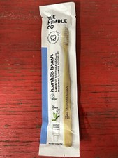 The Humble Company - Humble Brush Adult Bamboo Toothbrush with Toothpaste.