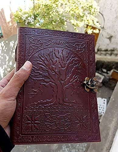Handmade Tree of Life Leather journals Gift Journal Diary Notebook Book ...