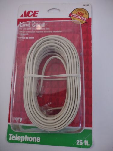 ACE Hardware 25ft Telephone Line Cord with Modular Plugs Line Cord - Picture 8 of 13