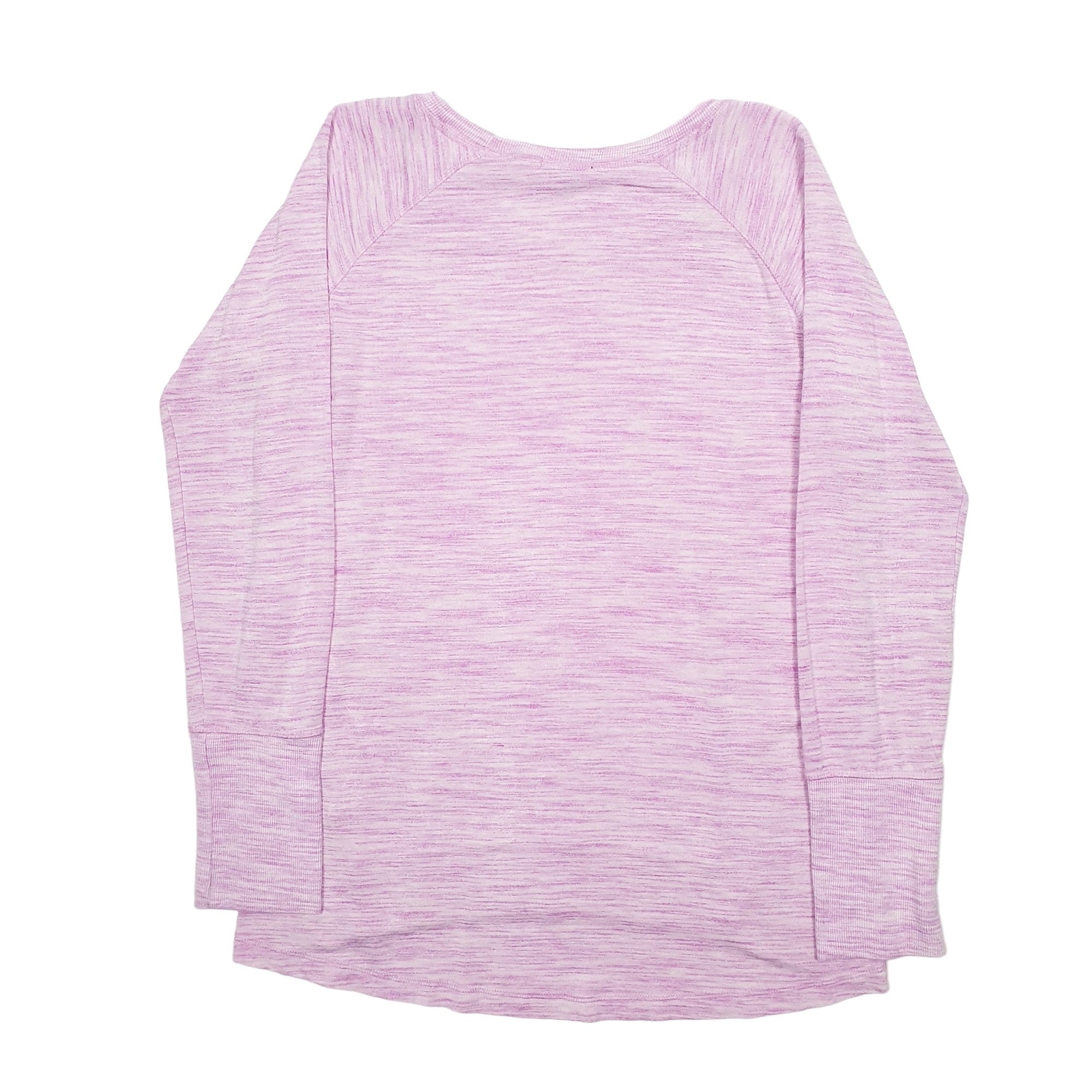 CHAMPION Pink T Shirt Tee Long Sleeve Cotton  &  Polyester Womens M image 2