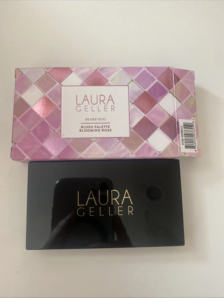 Paleta de rubor Laura Geller Blooming Rose Hi Def Duo nueva en caja Foto 3 de 4