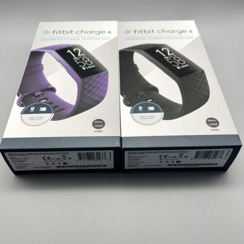 Fitbit Charge 4 FitnessTracker GPS Monitor de Ritmo Cardíaco Pequeño y Grande Nuevo Sellado - Imagen 2 de 13