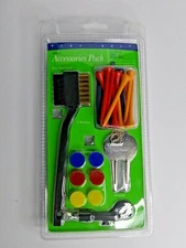 Golf Accessories Pack PGA Tees ,Spotters Divot, Brushes 