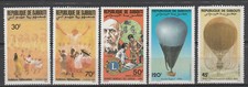 Djibouti   lot de 5 timbres dont avion ballon Lions   neufs  **