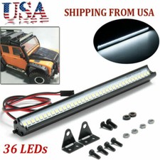 36 LED Roof Lamp Metal Bright Light Bar for 1/10 SCX10 90046 TRX4 RC Car Crawler