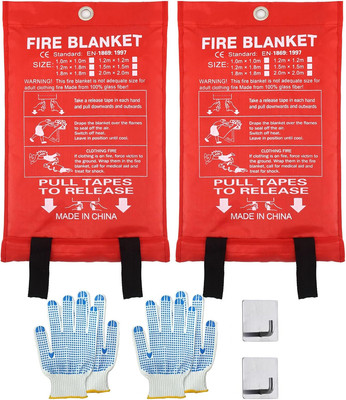 Home Emergency Fire Blankets 40  X 40  Fiberglass Fire Blankets Essential Emerge