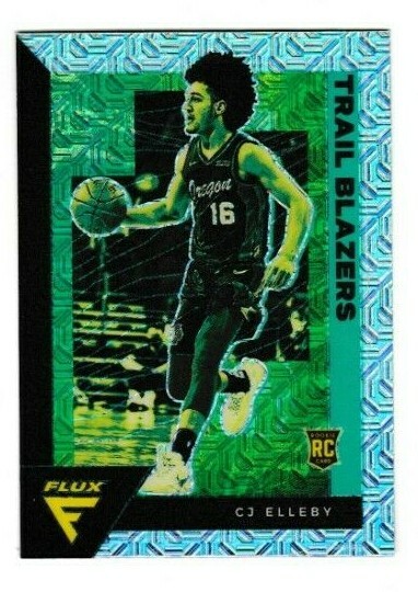 2020-21 Panini Flux CJ Ellerby RC Mojo Silver SP #244 Portland Trailblazers 🏀