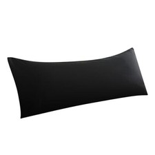 Body Pillow Cover, Ultra Soft Microfiber Pillowcases, Breathable BODY Black