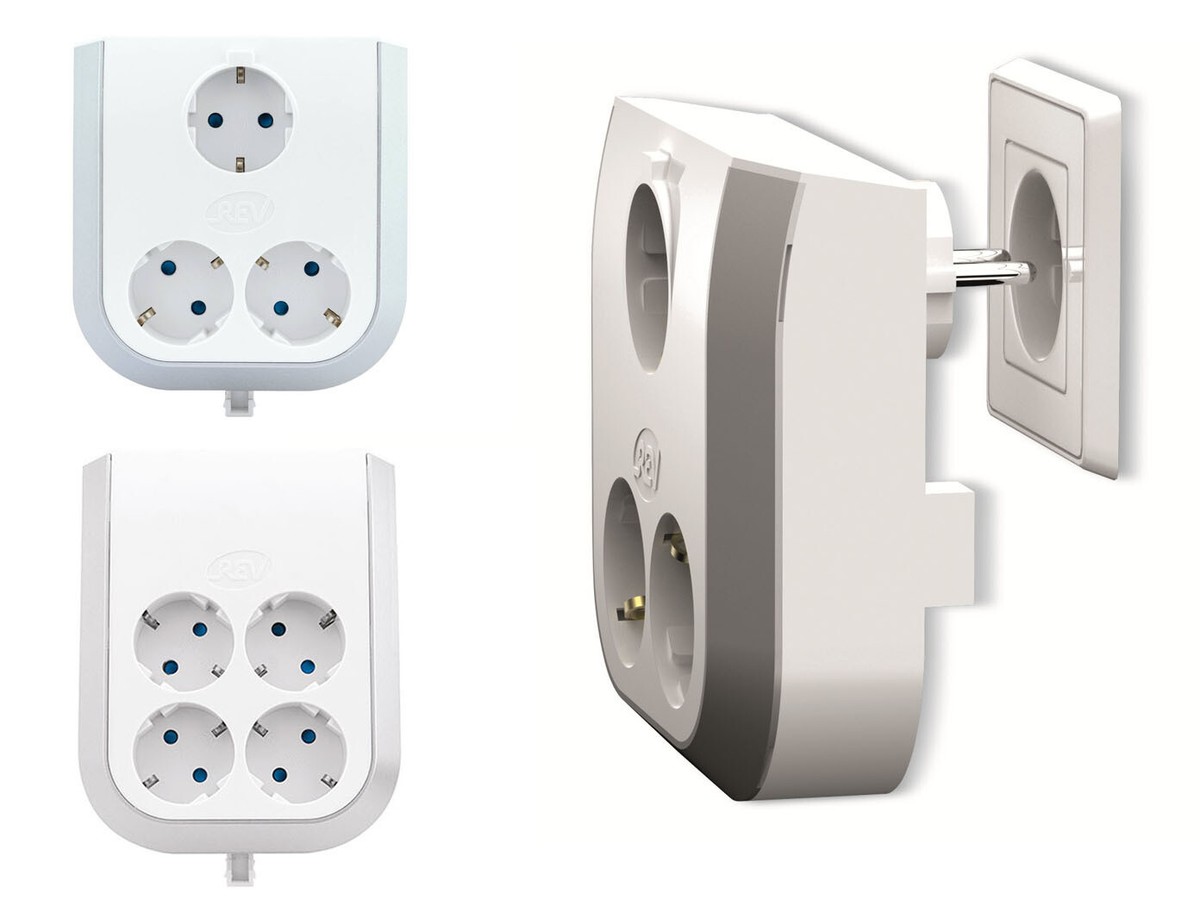 Mehrfachsteckdose OHNE Kabel - Mehrfachstecker Wandmontage für Küche erweitern