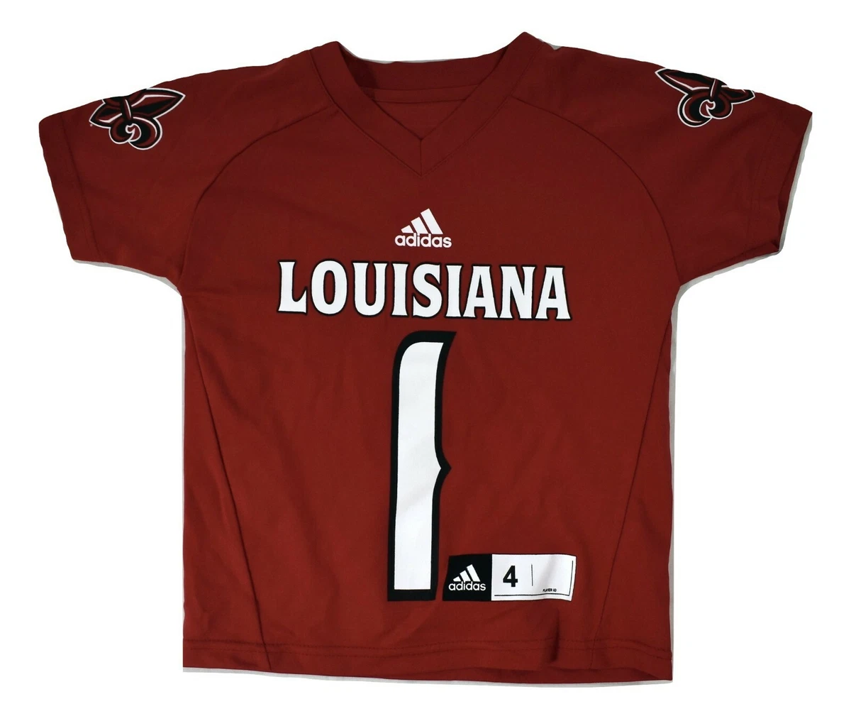 adidas Toddler & Youth Louisiana Lafayette Ragin' Cajuns Football  Jersey NWT