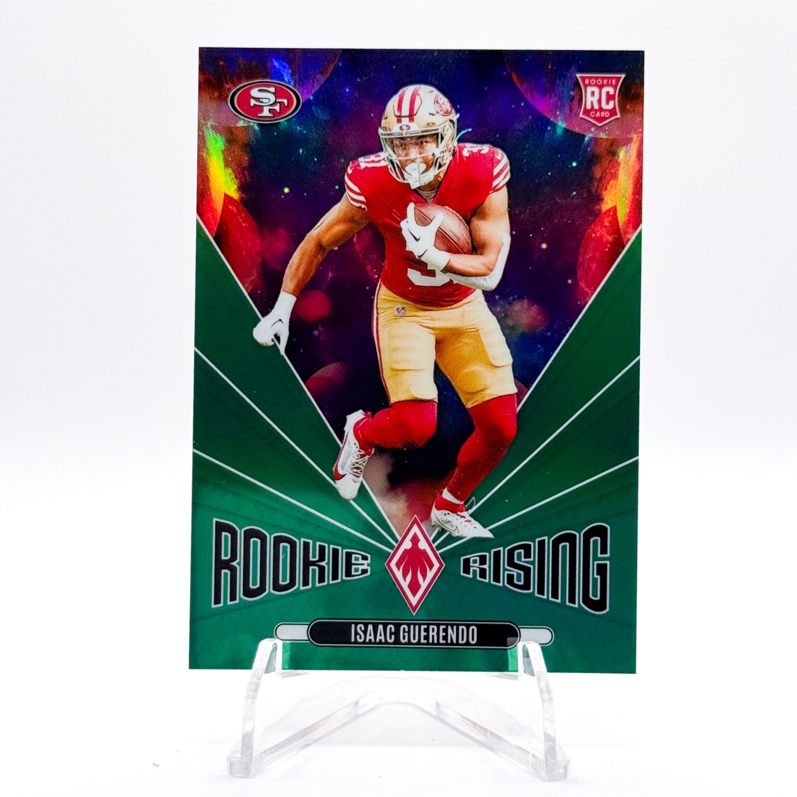 🔥 2024 Phoenix Isaac Guerendo Rookie Rising #RR-IGO Green JERSEY MATCH 3/25 🔥