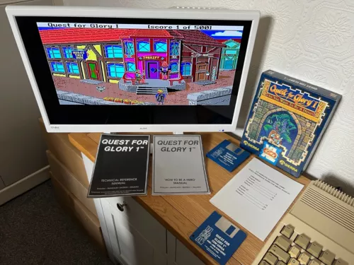 Sierra Quest for Glory 1 Amiga Game - Fully Working -👽👾Retro Gift Idea👾👽