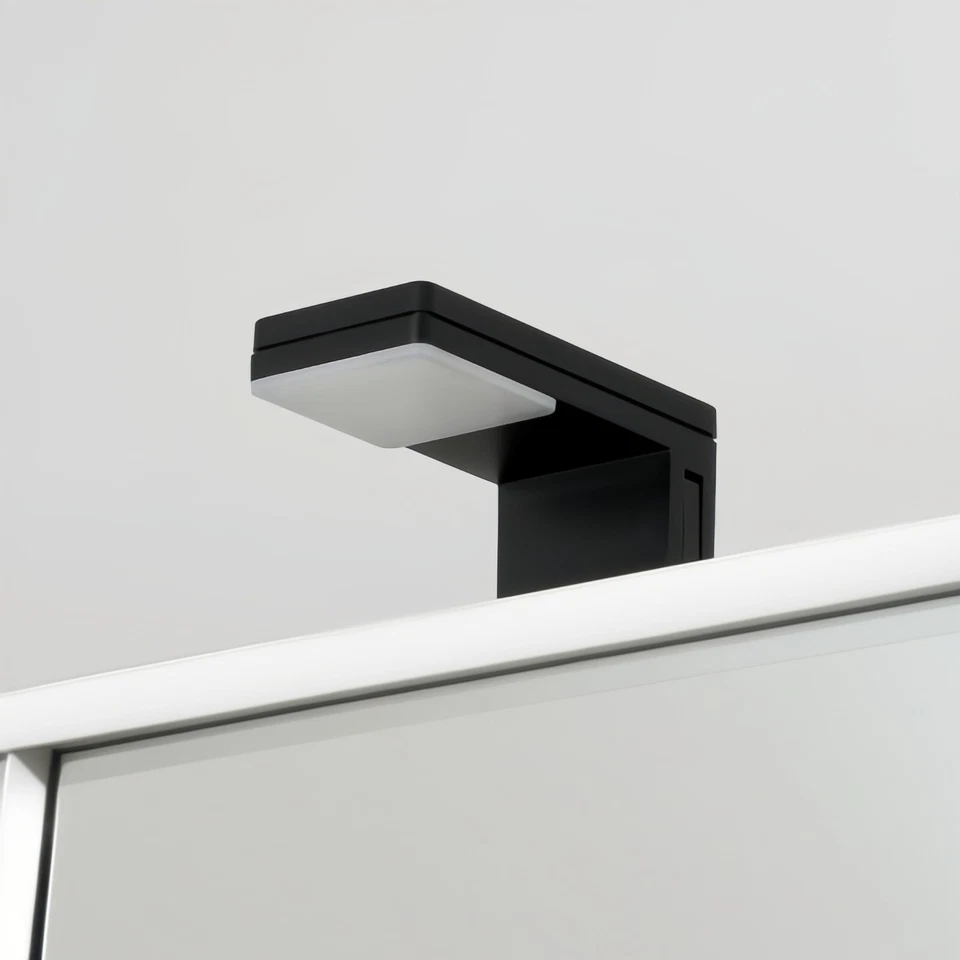 Lampada LED Specchio Bagno Moderna 3W  IP44 Doppio Montaggio Luce Naturale 4000K - Immagine 4 di 4