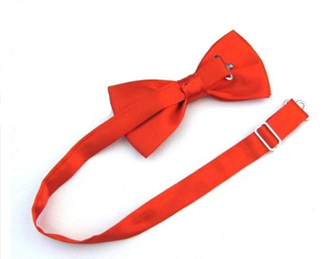 10 PCS Men's Tuxedo Satin Plain Solid Color Adjustable Wedding Bowtie Bow Tie - Image 3 of 3