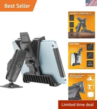 Heavy Duty 7"-10" Tablet Drill Base Mount - Versatile Vehicle & Wall Solution