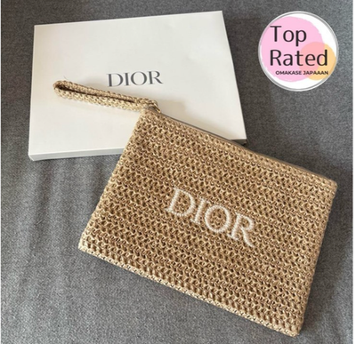 Christian Dior Pouch bag Summer Rattan Beige 2025 Original Limited
