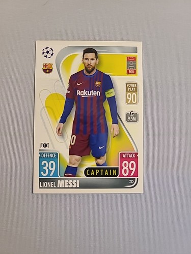 Lionel Messi 2021-22 Topps Match Attax Champions & Europa League #225