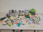 Lot Of Vintage Teenage Mutant Ninja Turtles Figures Accessories Vehicles