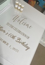 Acrylic Board For Birthdays Or Celebrations