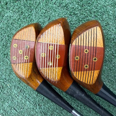 MacGregor Tourney Wood Set 1 2 3 Steel Shaft Vintage Byron Nelson