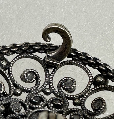 Leif Johannessen Sylvsmidja 830 Silver Solje Brooch 32 g Norway Signed J - Picture 8 of 9