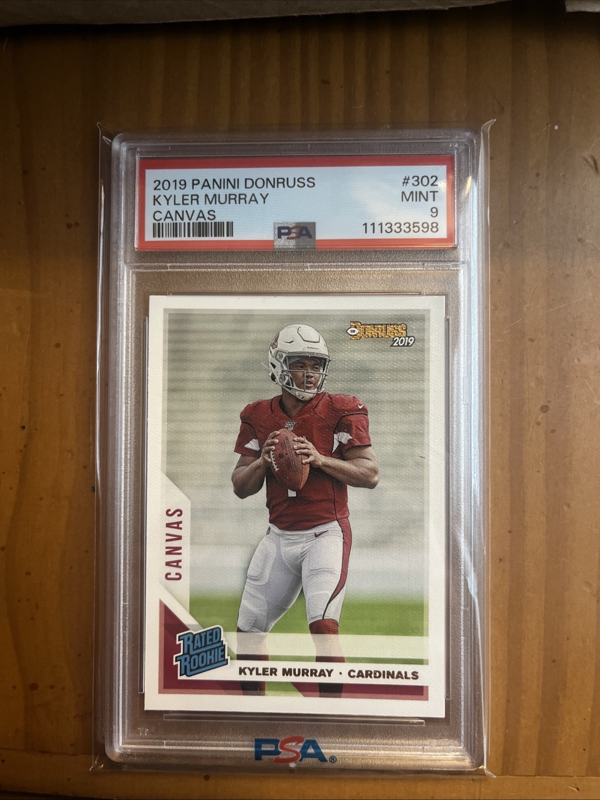 2019 Panini Donruss - Rated Rookie Kyler Murray #302 Canvas (RC)