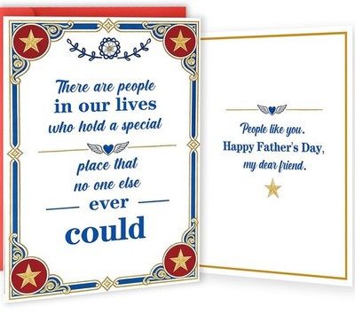 Fathers Day Card Gifts Ideas for Friend, Emotional Father's Day Card for Dad Fri