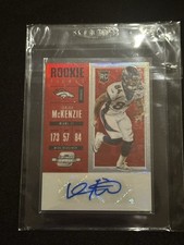 2017 Panini Contenders Optic Rookie Ticket Red Autograph /75 Isaiah McKenzie