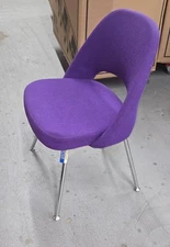 Knoll Purple Executive Side Chair