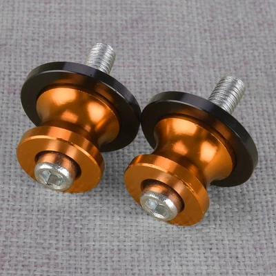 Swingarm Spools Paddock Stand Bobbins Fit For Honda Kawasaki Suzuki Use - Photo 1/4