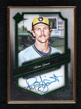 2021 Topps Transcendent Collection Emerald 10/15 Robin Yount Auto HOF 0c3