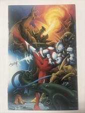 🔥Signed Ultraman 3 Harvey (1993) Virgin Variant Signed By Ken Steacy 🔥
