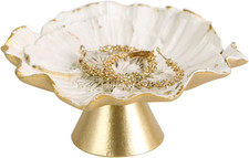 Vintage Flower Ring Holder Jewelry Tray, Small Trinket Dish