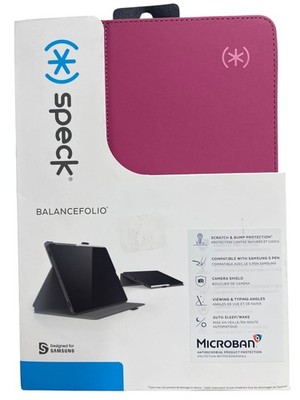 Speck Products Balance Folio Samsung Galaxy Tab S7 Case Royal Pink/Lush Burgundy