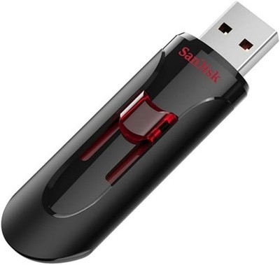 SanDisk Cruzer Glide USB 3.0 64GB Flash Drive SDCZ600-064G Slim Capless