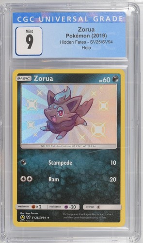 Zorua graded CGC 9 for sale on eBay