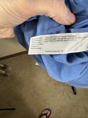 Eileen Fisher Oversize-Kastiges Top (Haze) Damen Small * Hergestellt in den USA - Bild 5 von 5