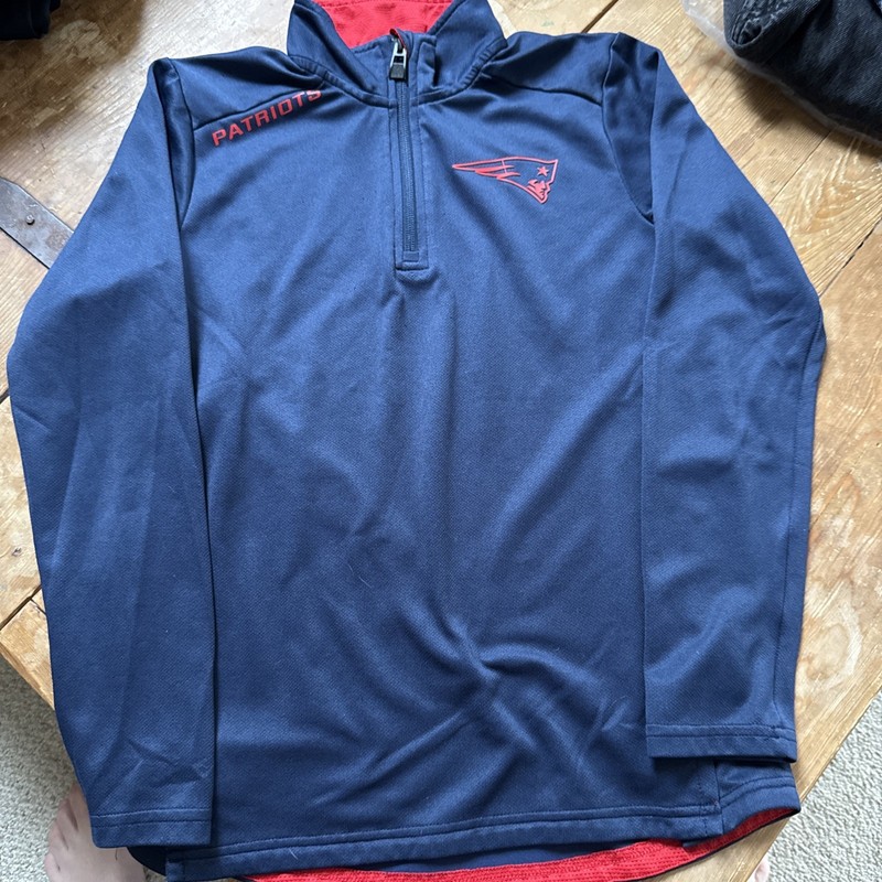 New England Patriots Youth Quarter Zip M 10-12
