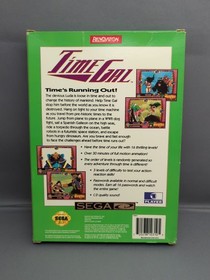 * Time Gal (Sega CD, 1993) Complete CIB W/ Registration Card 