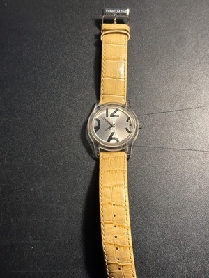 NY&C Clear Acrylic Watch NY3182 Transparent Case Japan Quartz Y2K Vintage 38mm