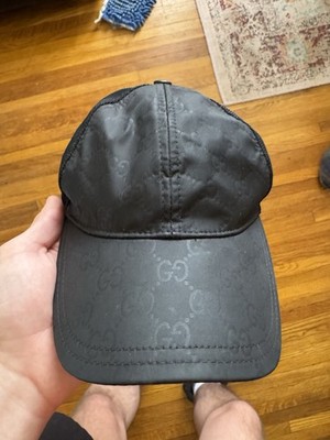 Gucci GG Monogram Nylon Mesh Back Baseball Cap | eBay