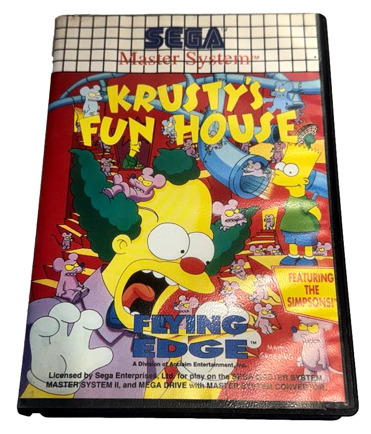 Krusty's Fun House Sega Master System *No Manual* - Image 2 of 4