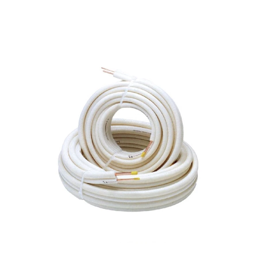 BRICOQUI Tubi in rame impianti condizionamento condizionatori rotolo kit 15 m Ø1/4" Ø3/8"