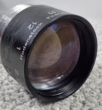Vtg Rodenstock TV Heligon 1:0.75 f = 42mm Projection Lens Germany Plumbicon READ