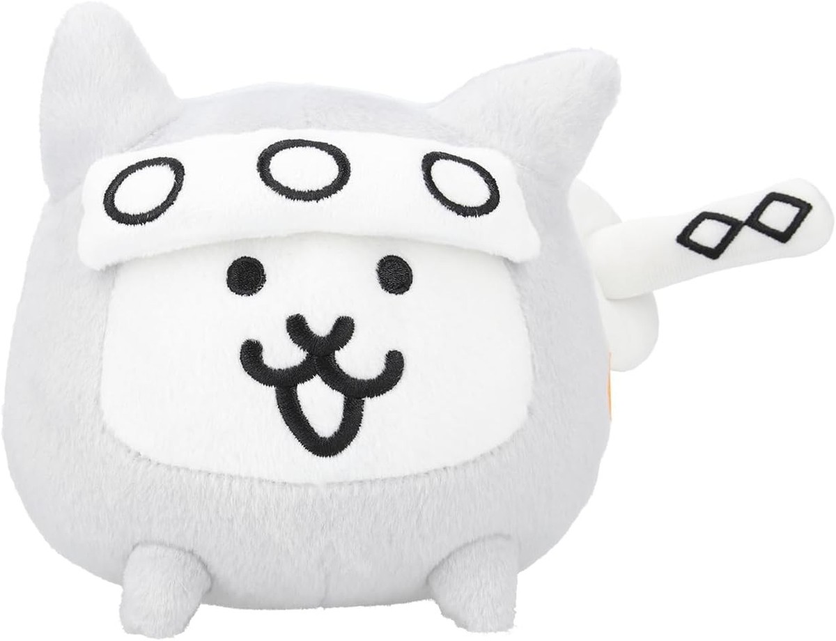 ニャンコ　商品違い多い❌翌日受取通知⭕️ Battle Cats Great Cat Shop Original Ninja Cat Plush Toy S 22cm