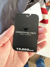 Obermeyer Force Suspender Gray Ski Snow Pants Teen Large 14 To 16