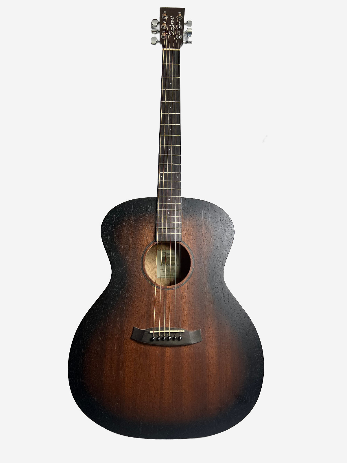Tanglewood TWCR O Crossroads Orchestra Acoustic Guitar Whiskey Barrel Burst