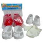 (3) Vintage Vinyl Large Shoes Roller Skates 4 Cabbage Patch or Baby Doll & Bear