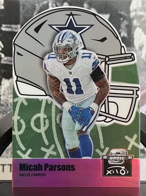 Micah Parsons - 2022 Contenders Optic X's & O's Pink Prizm Die Cut - #XO49 - /75