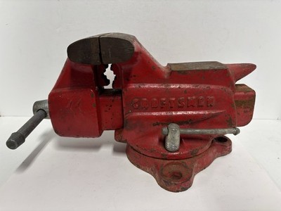 Vintage Craftsman Swivel Base Bench Vise No. 506-51801 , Jaws 3 1/2 , VG Cond.